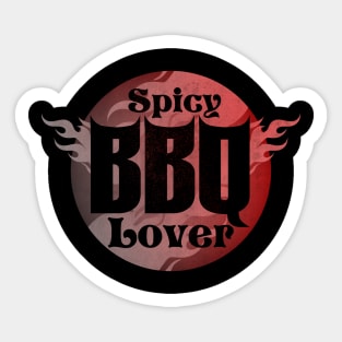 Red Spicy BBQ Sticker